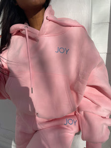 Ethical Relaxed Fit Hoodie - Baby Pink JOY Underwear