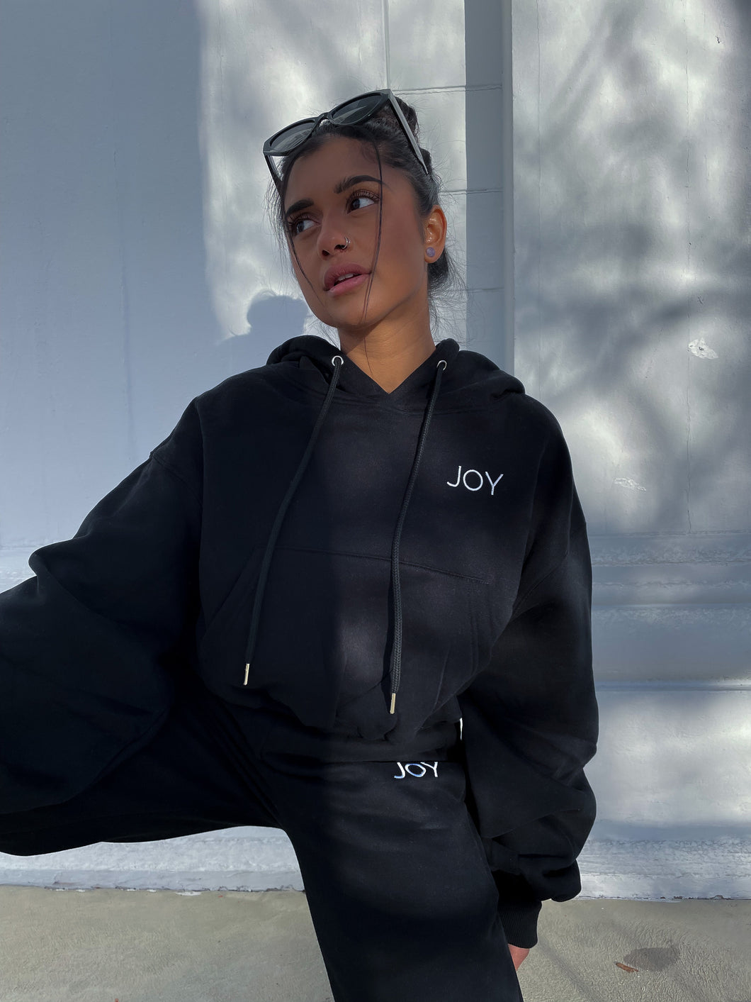 Ethical Relaxed Fit Hoodie - Jet Black JOY Underwear