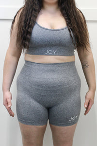 JOY Breathable & Adjustable 2 Piece Sport Set For Women - Graphite Grey JOY Underwear