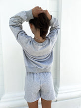 Load image into Gallery viewer, Perfectly Oversized Unisex Crew Sweatshirt - Heather Grey JOY Underwear