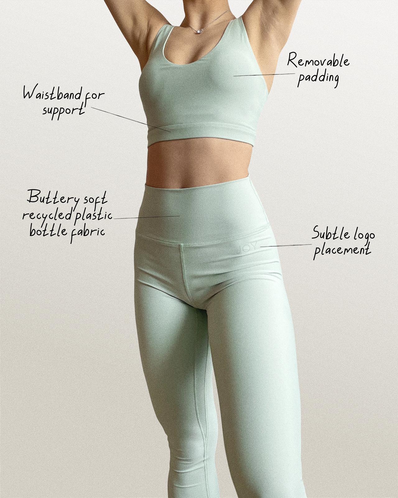 Super Soft Eco-Friendly Recycled Charcoal Yoga Legging | JOY Underwear