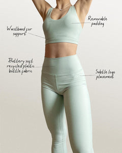 Super Soft Eco - Friendly Recycled Yoga Legging Moisture Wicking - Charcoal JOY Underwear