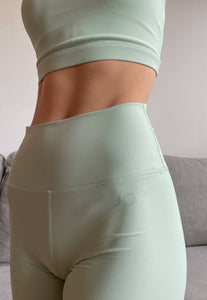 Super Soft Eco - Friendly Recycled Yoga Legging Moisture Wicking - Matcha JOY Underwear