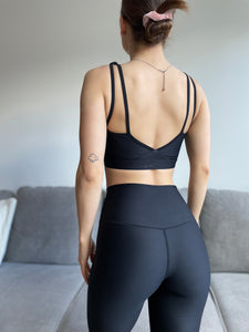 Super Soft Eco-Friendly Recycled Yoga Top Moisture Wicking - Charcoal JOY Underwear