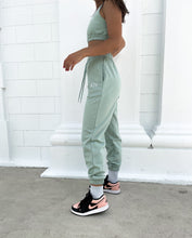 Load image into Gallery viewer, Women&#39;s Lightweight High Waisted Joggers - Matcha Mint JOY Underwear